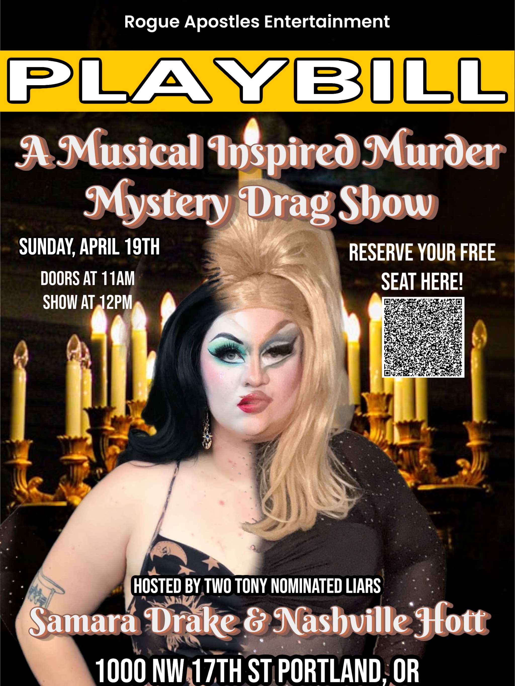 A Musical Inspired Murder Mystery Drag Show