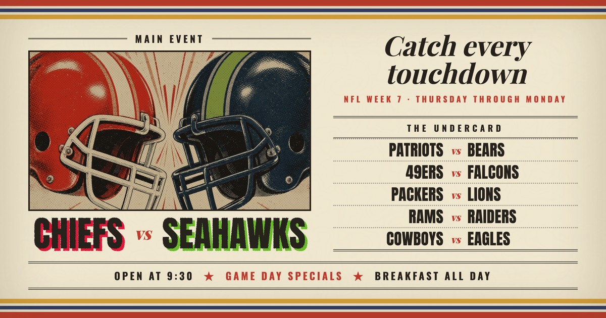 NFL Week 7 at the Lindy