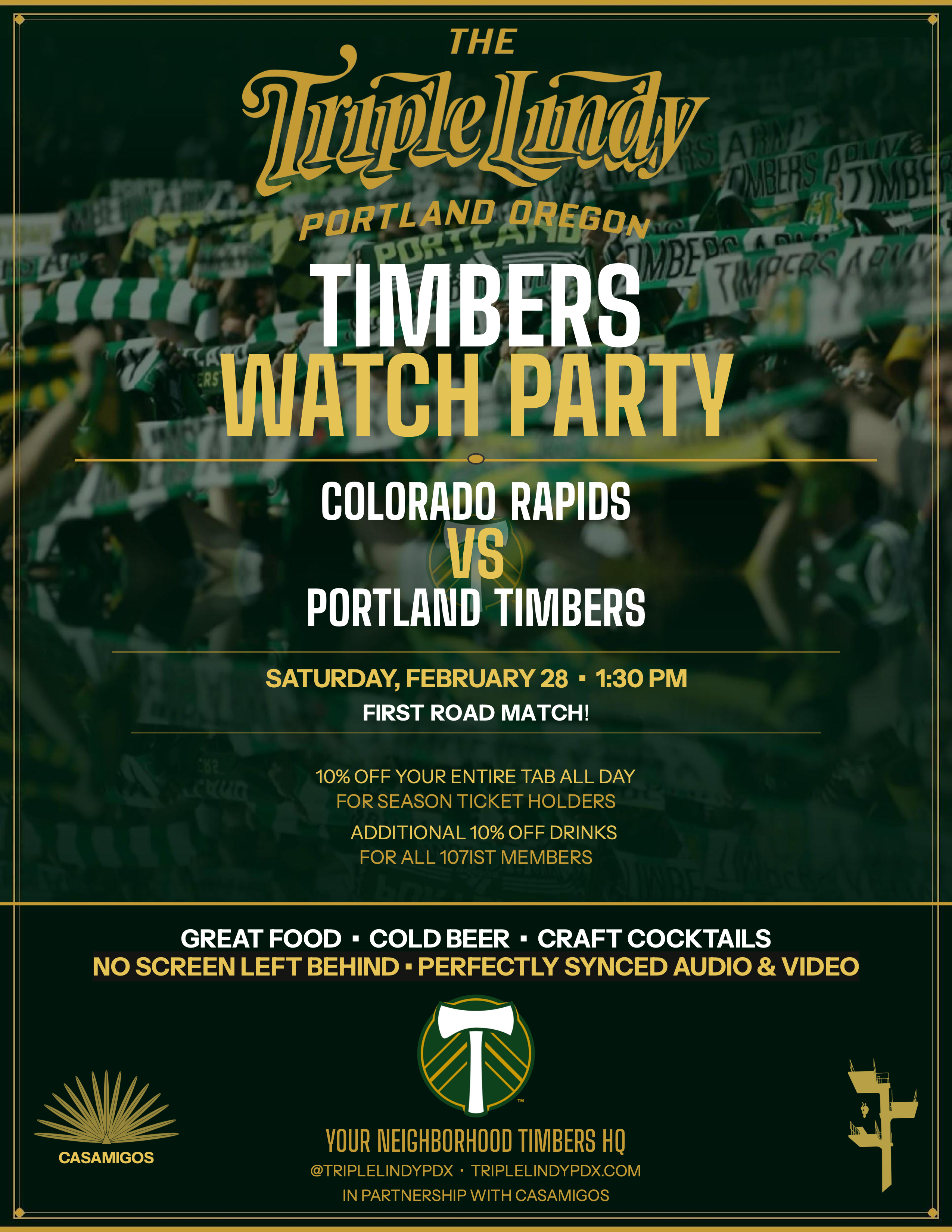 Timbers Watch Party - Colorado Rapids vs Portland Timbers