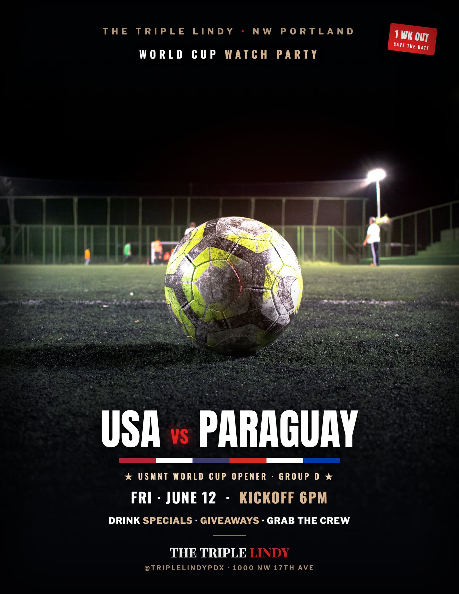USA vs Paraguay — World Cup Watch Party