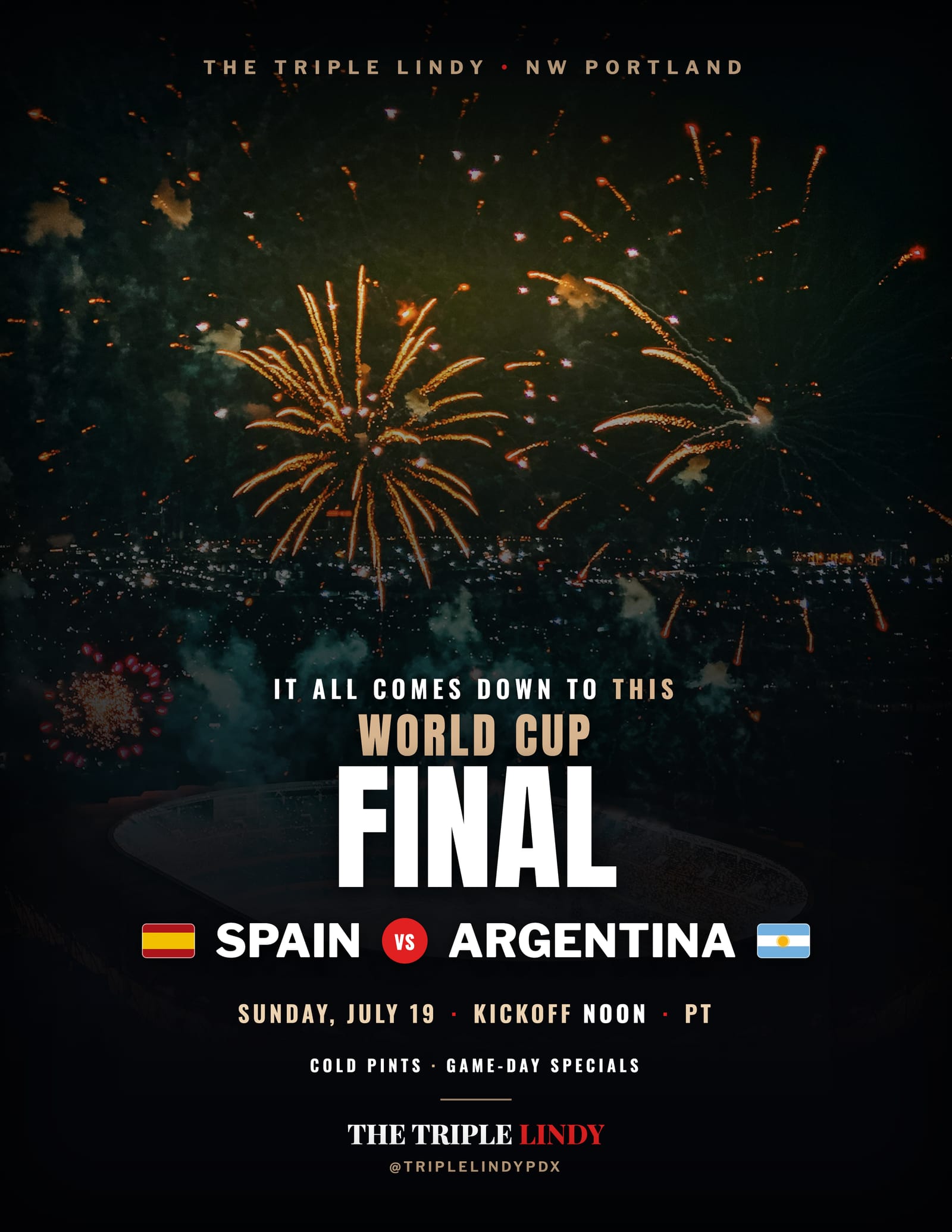 World Cup Final — Spain vs Argentina